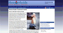 Desktop Screenshot of hemorrhoidstreatmentscenter.com